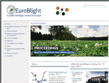 Tablet Screenshot of euroblight.net